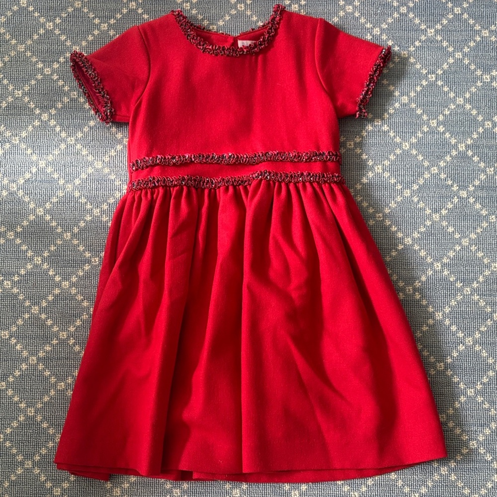 Rachel Roy Christmas Red Girls Dress